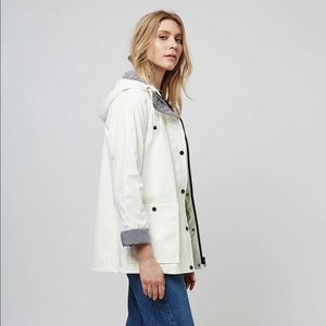 Topshop White Raincoat